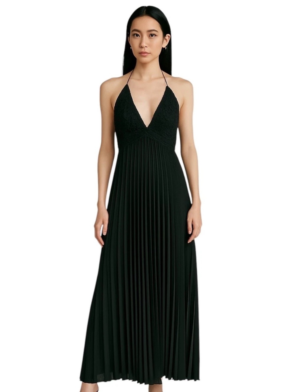 Alice + Olivia halter neck dress